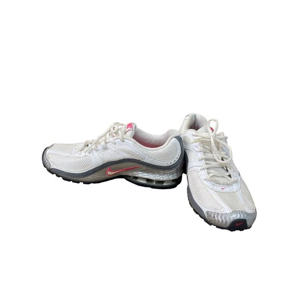 Nike Reax 5 Womens white pink running shoes Size 8 SKU 8974 - Picture 2 of 16